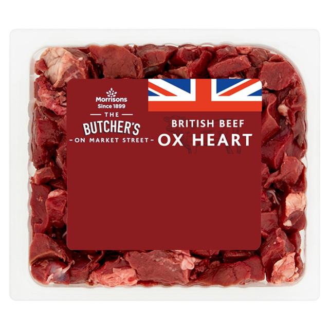 Morrisons Ox Heart Typically: 0.49kg