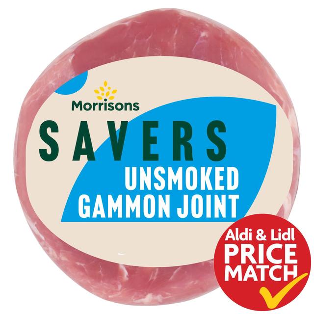 Morrisons Savers Unsmoked Gammon Joint  Typically: 1.1kg