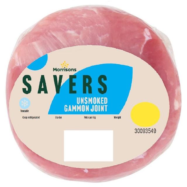 Morrisons Savers Unsmoked Gammon Joint  650g