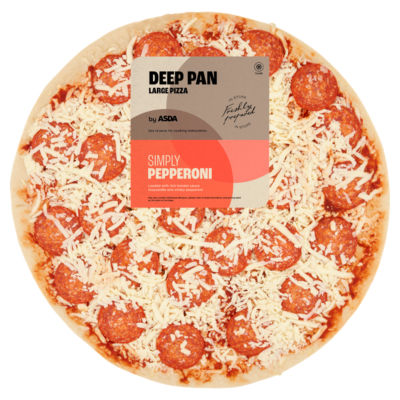 ASDA Simply Pepperoni Large Deep Pan Pizza 844g