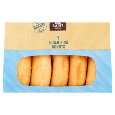 ASDA Baker's Selection Sugar Ring Donuts