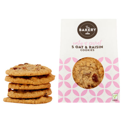 The BAKERY at ASDA 5 Oat and Raisin Cookies