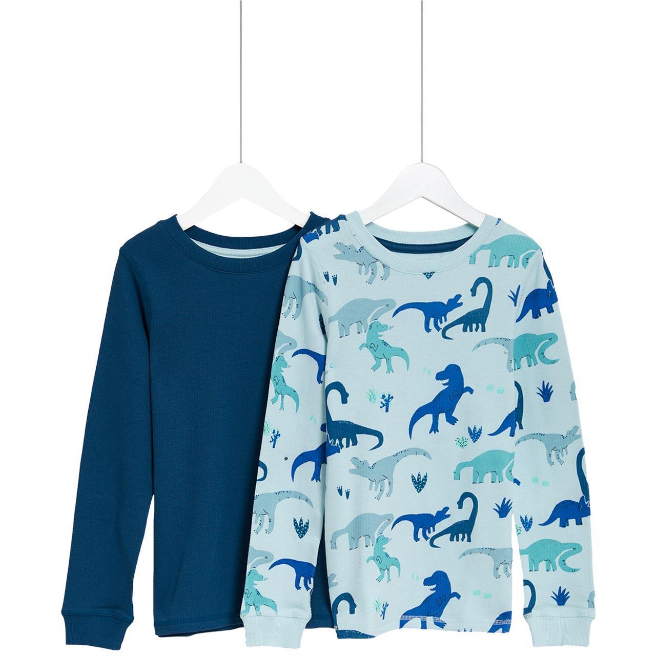 M&S Cloud Thermal Tops, 2 Pack, 3-4 Years, Lilac