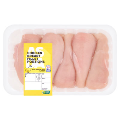 JUST ESSENTIALS by ASDA Chicken Breast Fillet Portions (Typically 1.05kg)