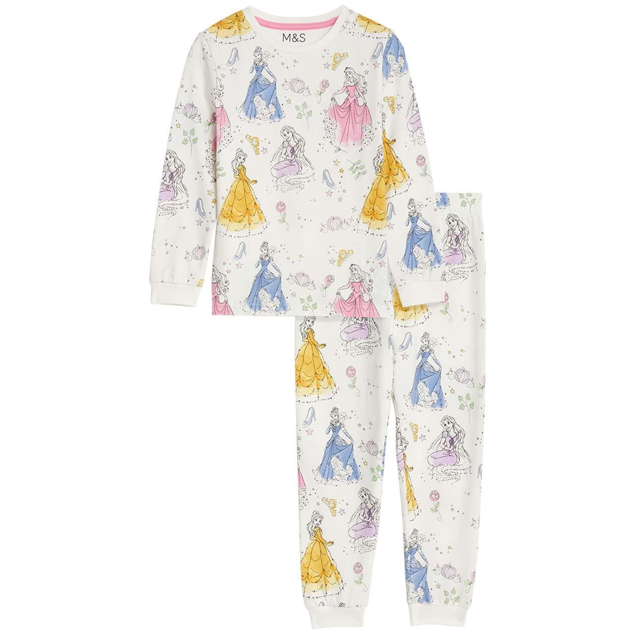 M&S Princess Pyjamas, 2-3 Years, Ivory