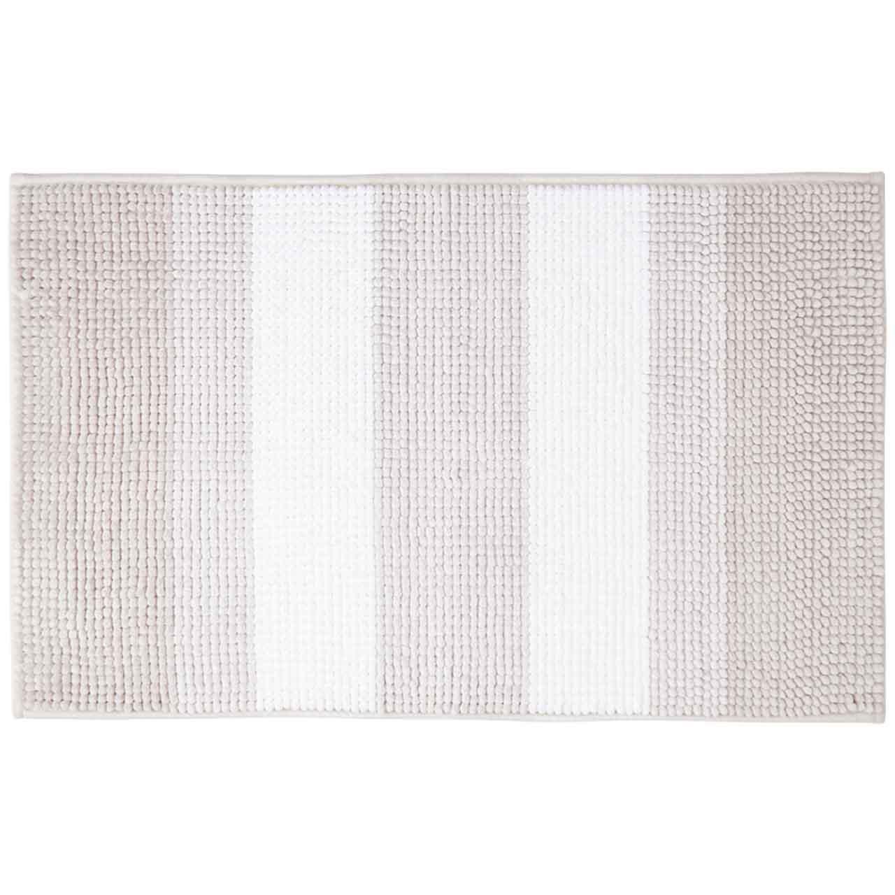 M&S Collection Bobble Striped Bath Mat, Natural