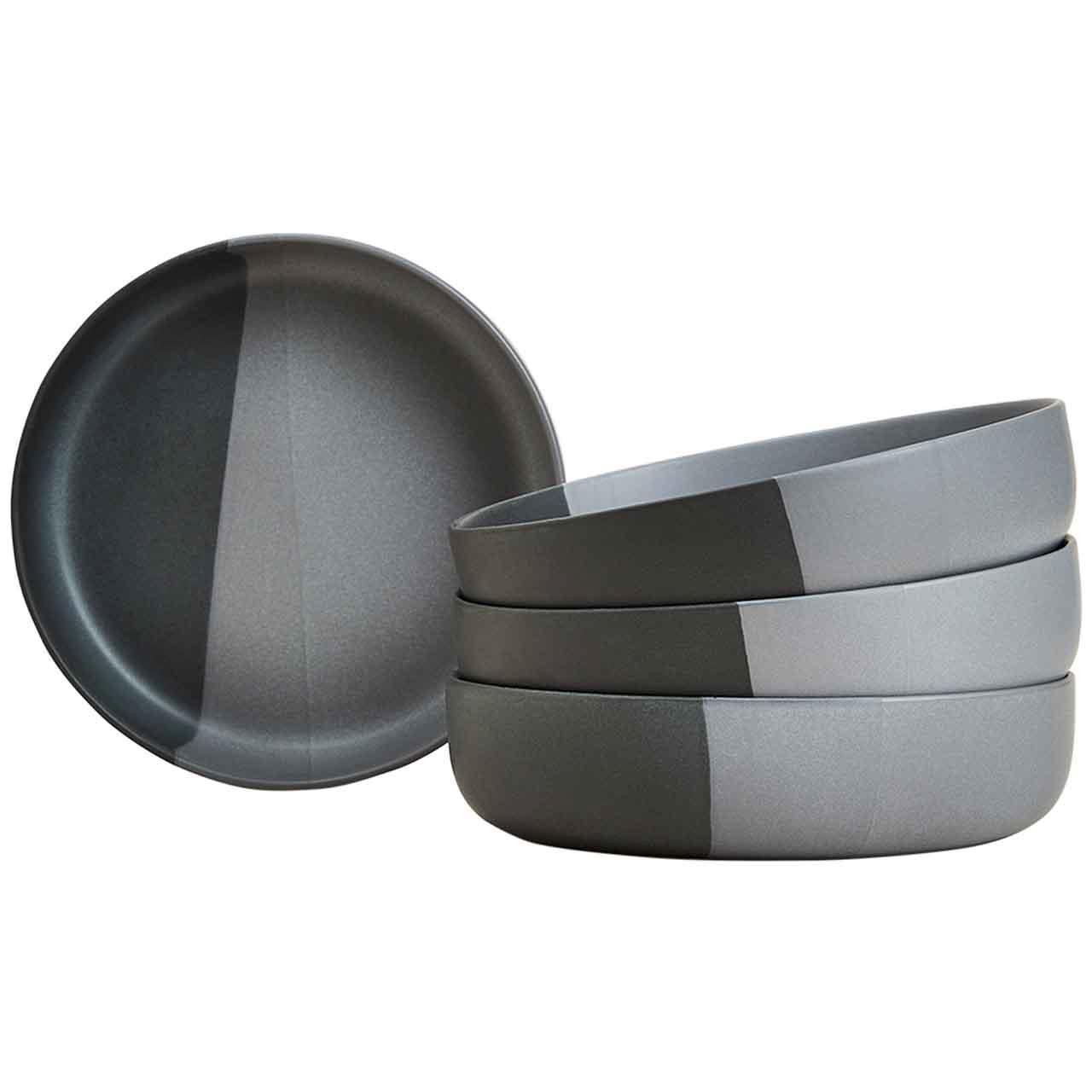 M&S Dipped Pasta Bowls, Grey