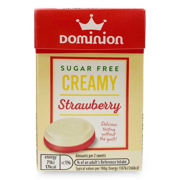 Dominion Sugar Free Creamy Strawberry 44g