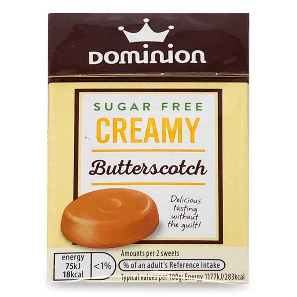 Dominion Sugar Free Creamy Butterscotch 44g