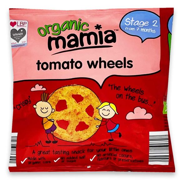 Mamia Organic Tomato Wheels 20g