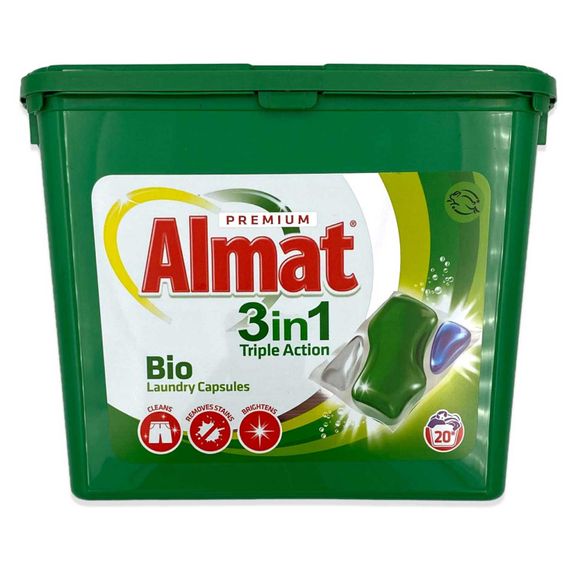 Almat Laundry Sachets 3 In 1 - Bio 20 Pack/20 Washes