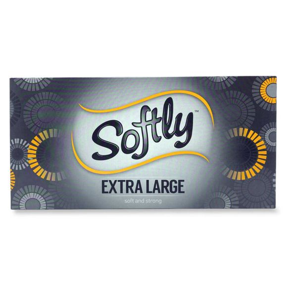 Softly Large Tissues 2 Ply 1 Pack