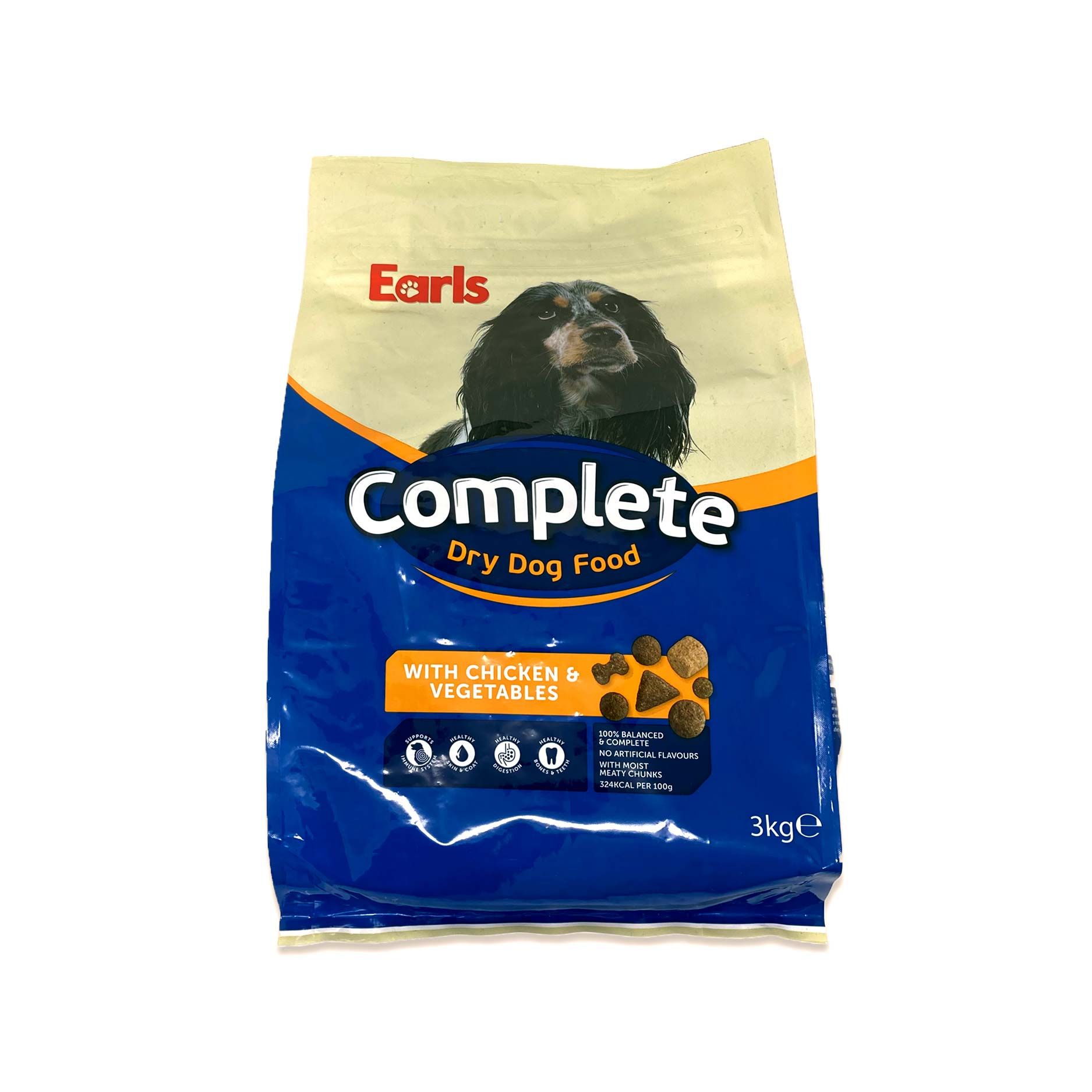 Earls Complete Dry Dog Food With Chicken & Vegetables 3kg