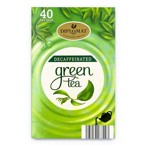 Diplomat Decaffeinated Green Tea 80g