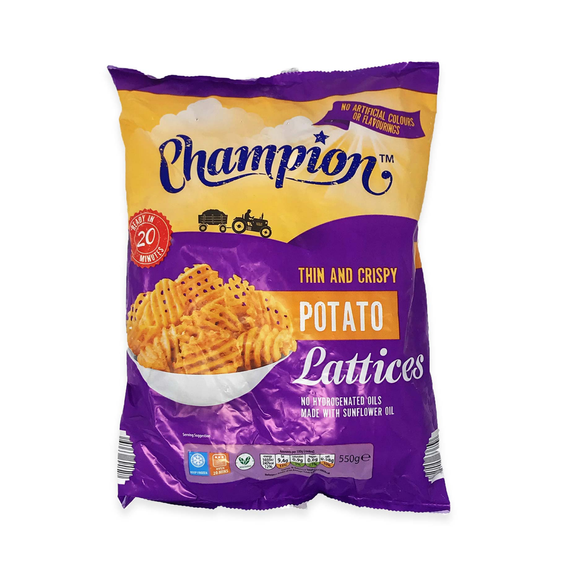 Champion Lattice Fries 550g