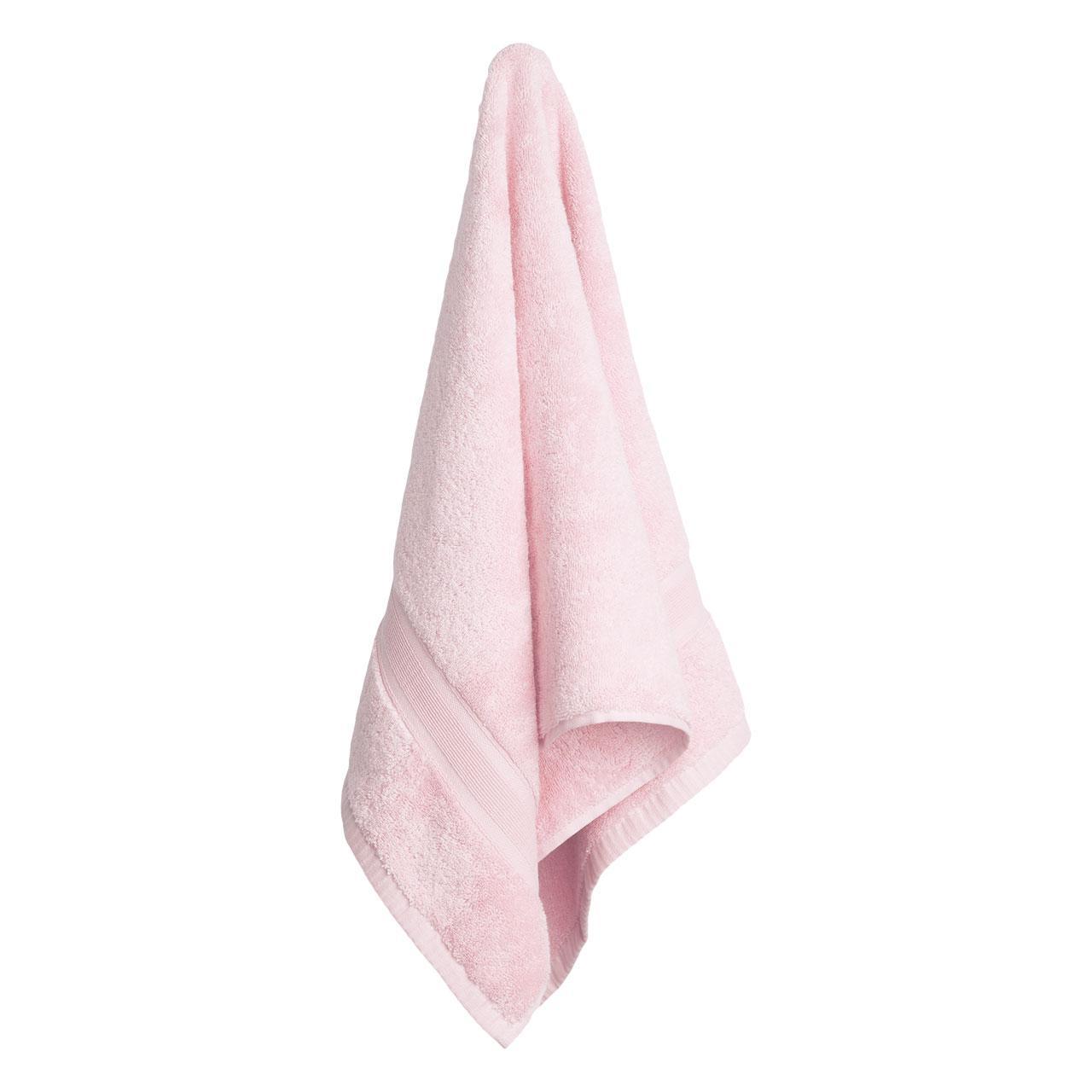 M&S Super Soft Antibacterial Cotton, Hand Towel, Light Pink