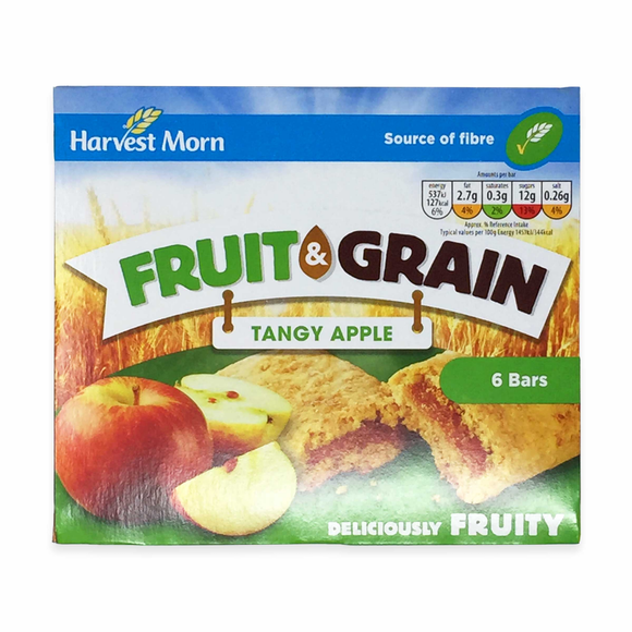 Harvest Morn Fruit & Grain Tangy Apple Cereal Bars 222g