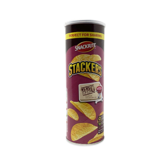 Snackrite Stackers BBQ Flavour Potato Snacks 165g