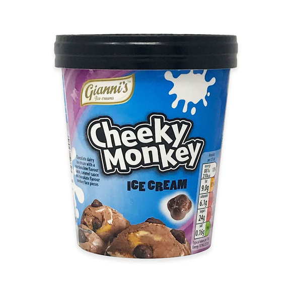 Gianni's Cheeky Monkey Ice Cream 480ml