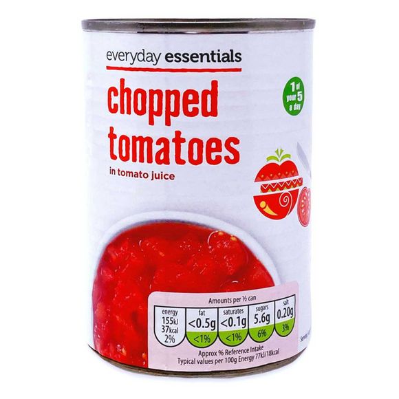 Everyday Essentials Chopped Tomatoes In Tomato Juice 400g