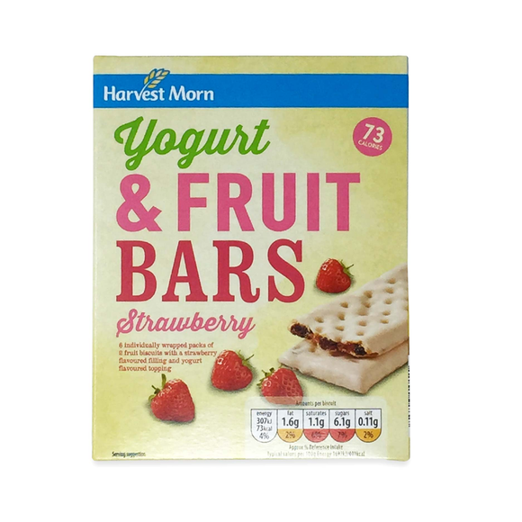 Harvest Morn 6 Yogurt & Fruit Bars - Strawberry 218g