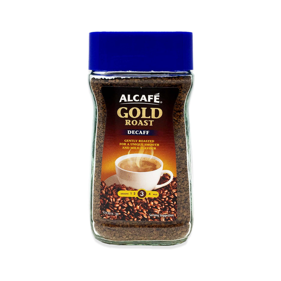 Alcafé Decaff Instant Coffee - Golden Roast 100g