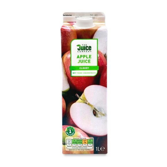 The Juice Company Apple Juice Cloudy 1L