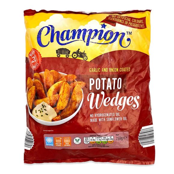 Champion Potato Wedges 750g