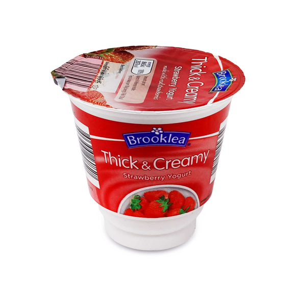 Brooklea Thick & Creamy Strawberry Yogurt 150g