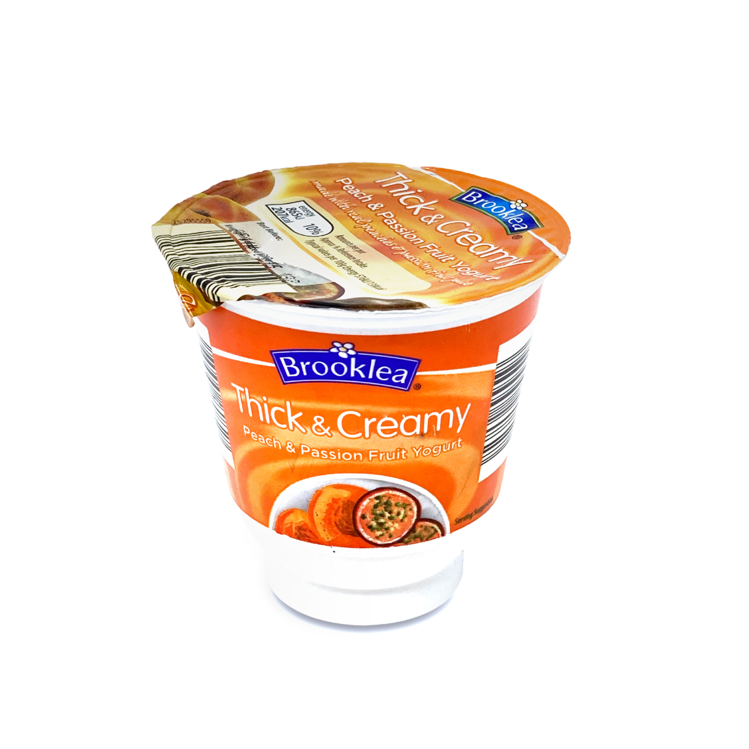 Brooklea Thick & Creamy Peach & Passion Fruit Yogurt 150g