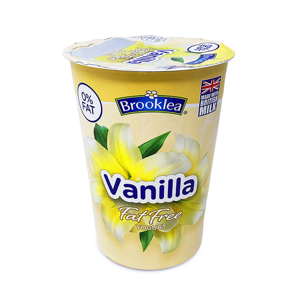 Brooklea Vanilla Fat Free Yogurt 450g