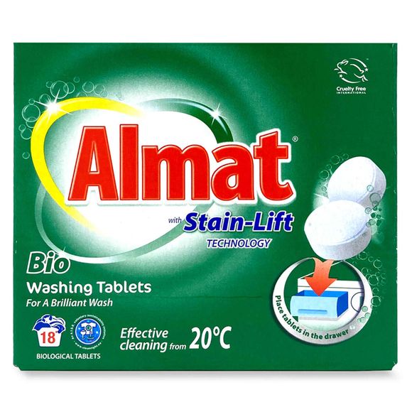 Almat Laundry Tablets - Bio 36 Pack/18 Washes