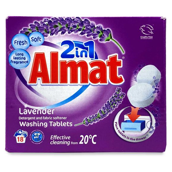 Almat Laundry Tablets - 2 In 1 36 Pack/18 Washes