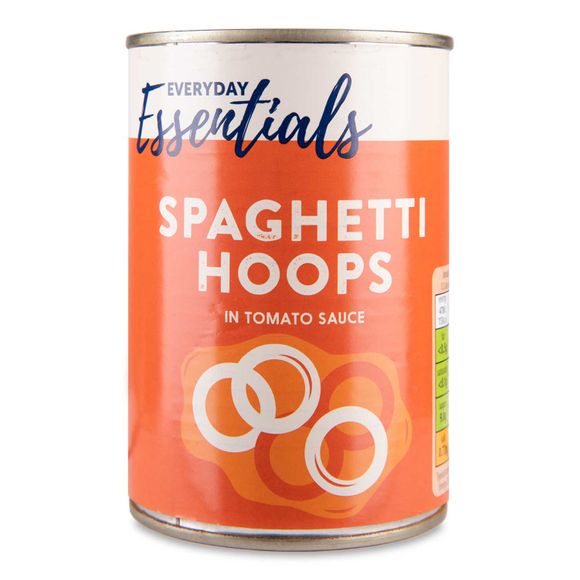 Everyday Essentials Spaghetti Hoops 410g