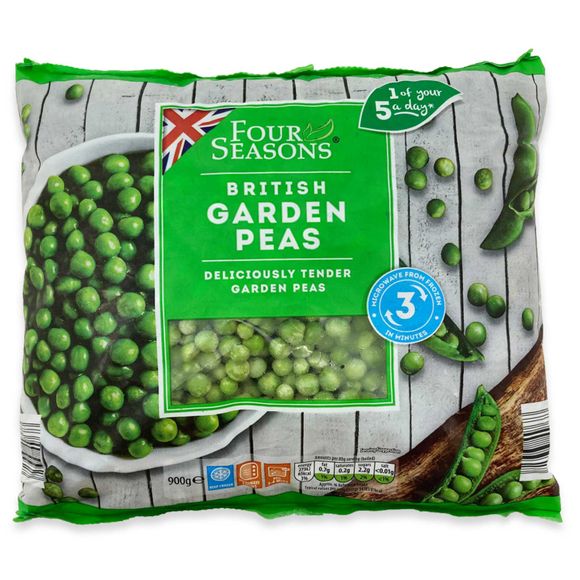 Four Seasons British Garden Peas 900g