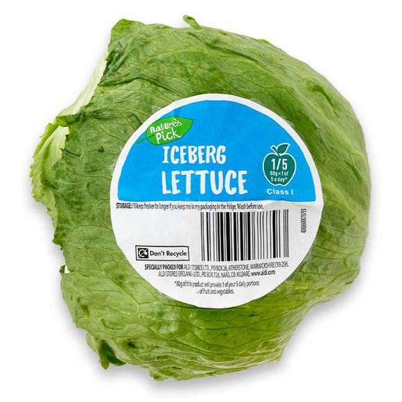 Nature's Pick Iceberg Lettuce Each