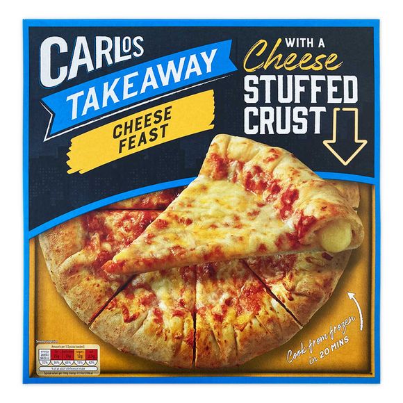 Carlos Stuffed Crust Cheese Pizza 500g