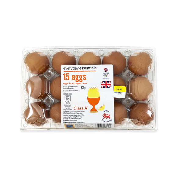 Everyday Essentials 15 Eggs 15 Pack