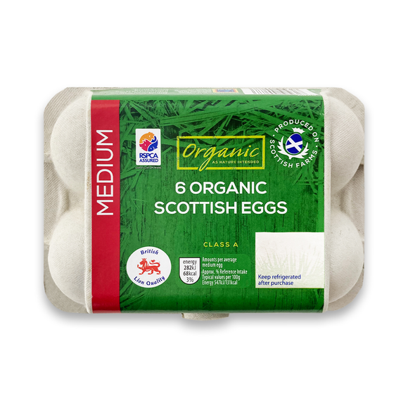 Organic Medium Scottish Eggs 6 Pack