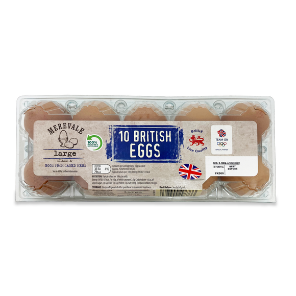 Merevale Large British Eggs 10 Pack