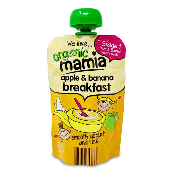 Mamia Organic Apple & Banana Baby Breakfast 100g