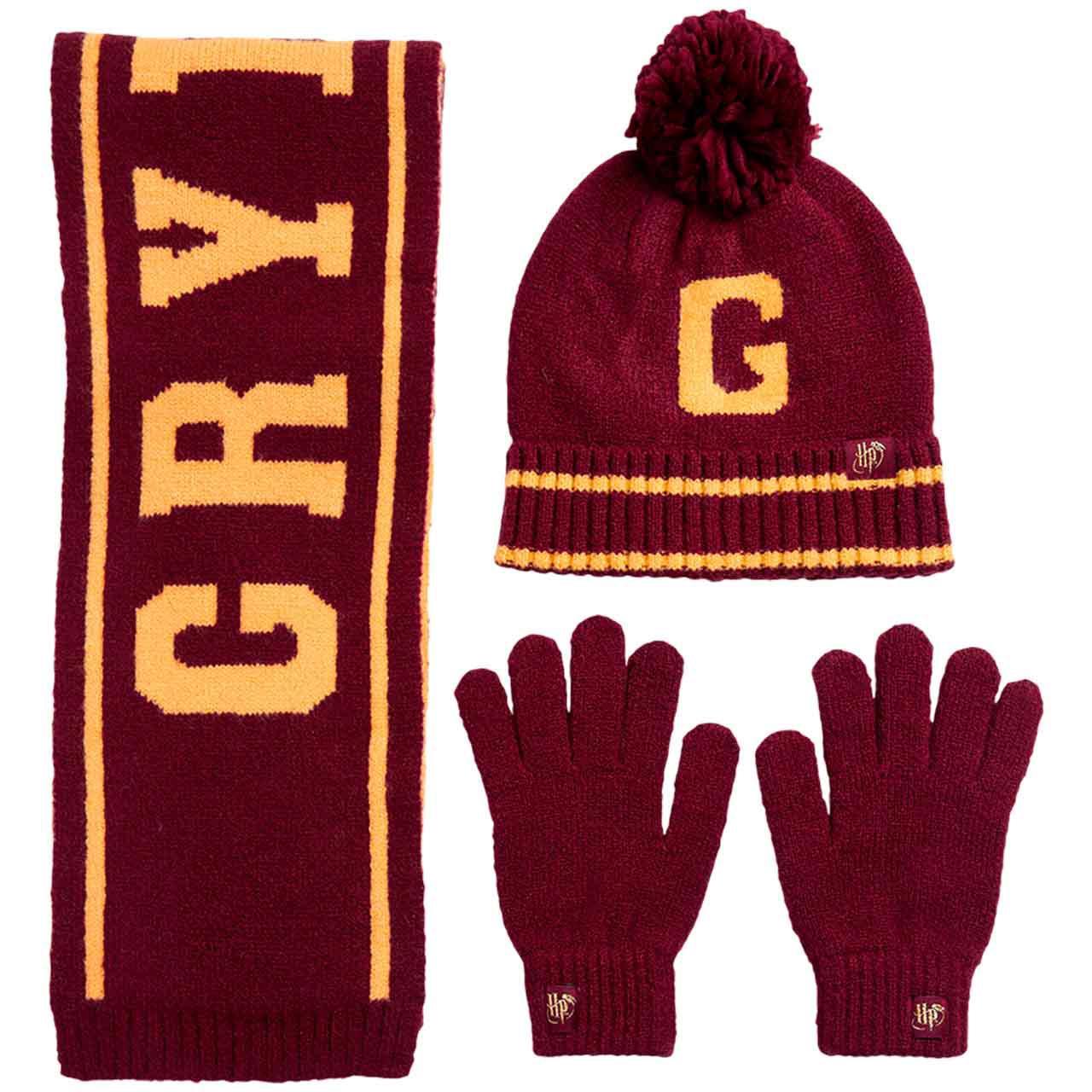 M&S OG Gryffindor 3 Pack Set 6-13 Years Burgundy Mix