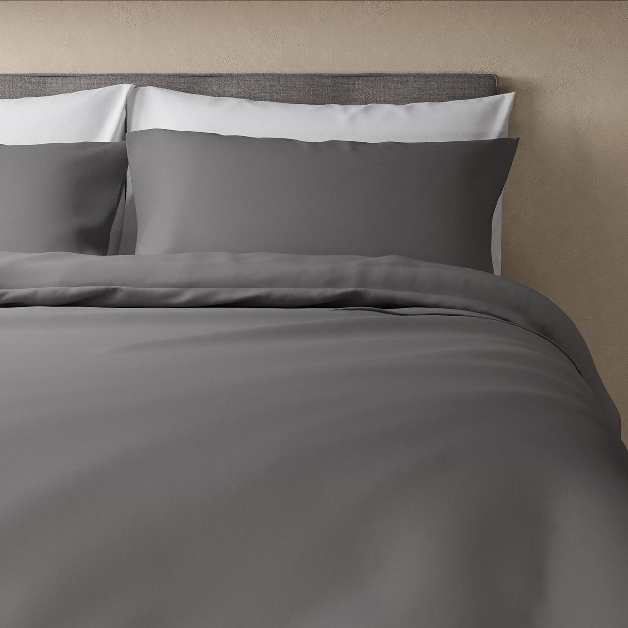 M&S Egyptian Cotton 230 Thread Count Duvet Cover, King, Slate