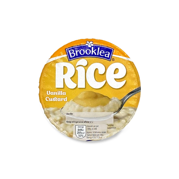 Brooklea Vanilla Custard Rice Pudding 180g