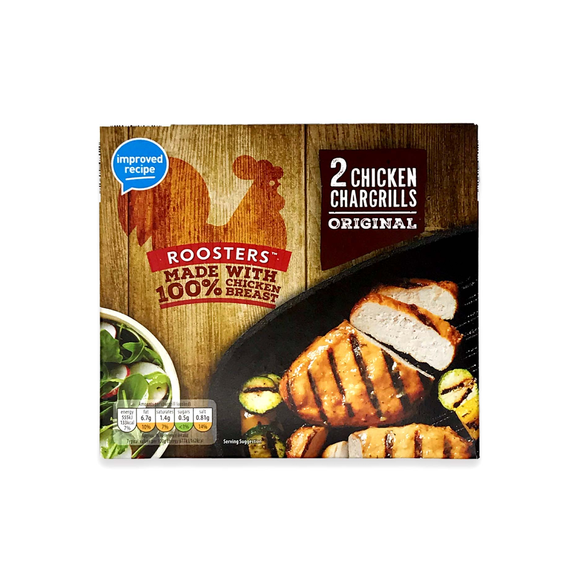 Roosters 2 Chicken Chargrills Original 170g