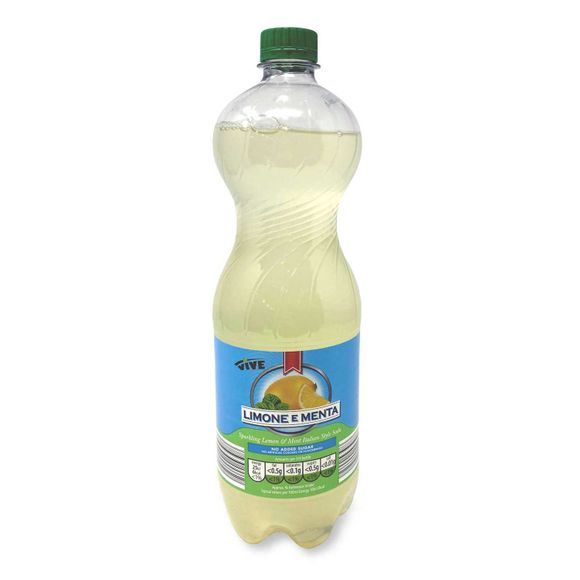 Vive Sparkling Lemon & Mint Soda 1l