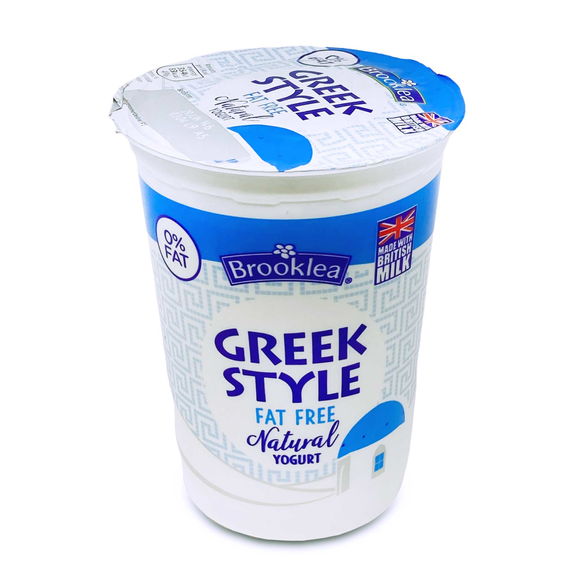 Brooklea Greek Style Fat Free Natural Yogurt 500g