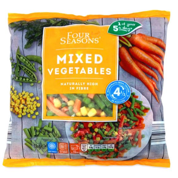 Four Seasons Mixed Vegetables 1kg