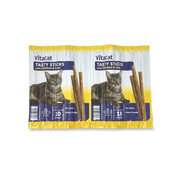 Vitacat Cat Sticks - Chicken & Liver 50g