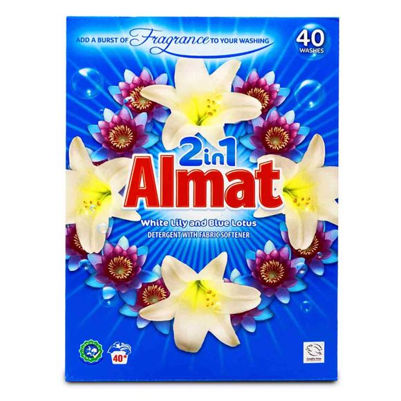 Almat 2 In 1 Washing Powder - White Lily & Blue Lotus 2.6kg/40 Washes